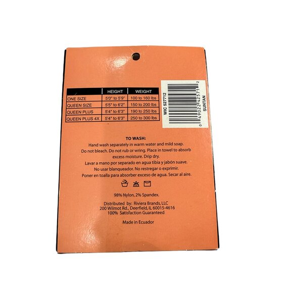 Ravinia Women’s Hosiery 2 Knee-Highs Black, Suntan 1 Pantyhose Suntan Queen Plus - Picture 7 of 7